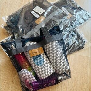 Blue Mesh Storage Bag